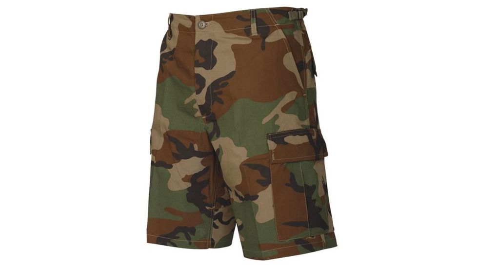 Tru-Spec BDU 100% Cotton Rip-Stop Shorts, Woodland, M 4256004