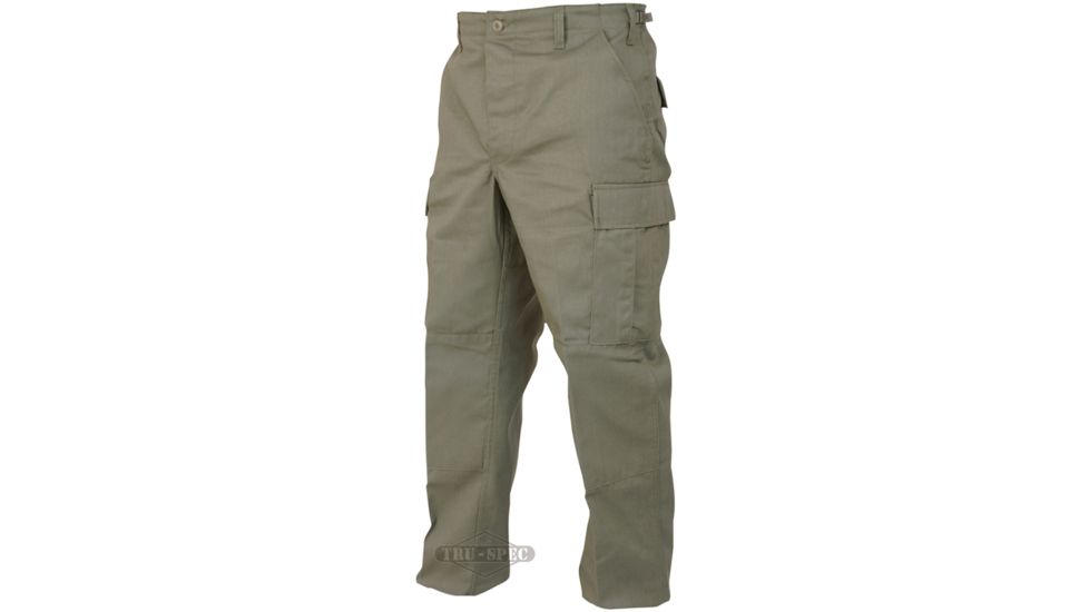 TRU-SPEC BDU 60/40 Co/Poly Twill Pants - Men's, OD Green, Extra Small, Regular, 1745002