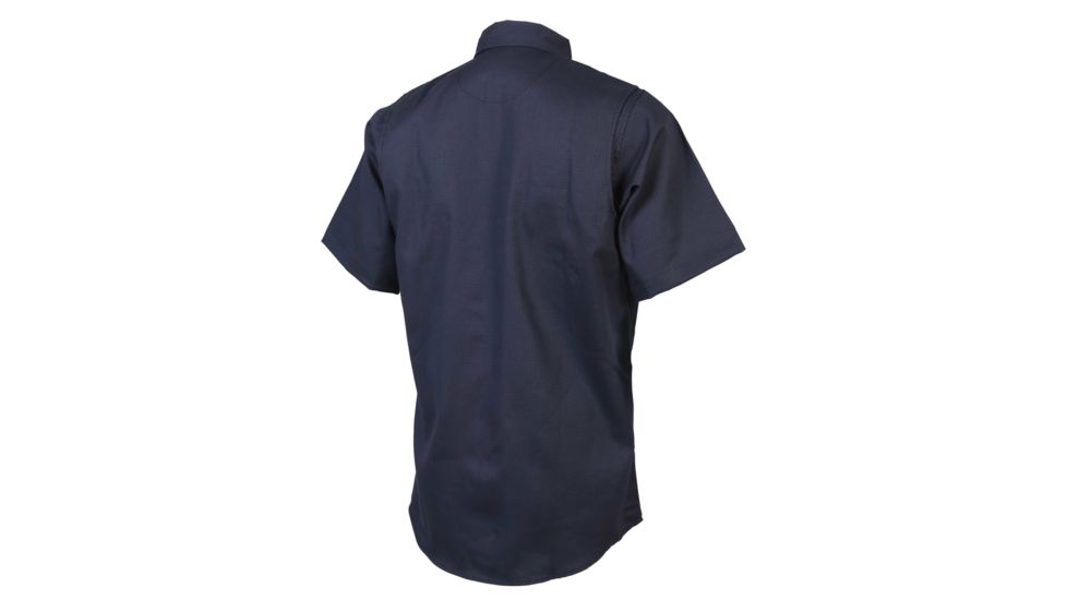 TRU-SPEC Flame Retardant Short Sleeve X-Fire Dress Shirt - Mens, Navy, Extra Small, Regular, 1449002