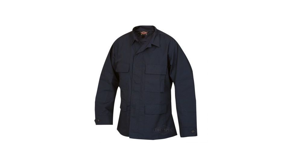 Tru-Spec Polyester-Cotton Ripstop BDU Jacket - Men's, Navy, Extra Small, Regular Length 1331002