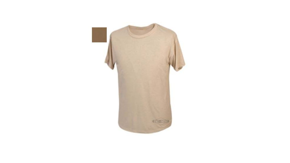 Tru-Spec T-Shirt, Brown Short Sleeve, L 4392005