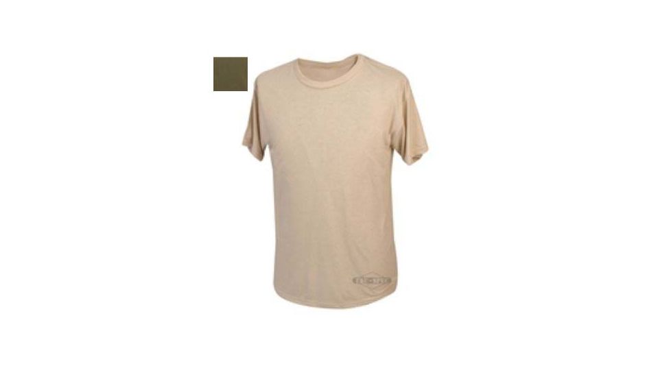 Tru-Spec T-Shirt, OD Short Sleeve, L 4372005