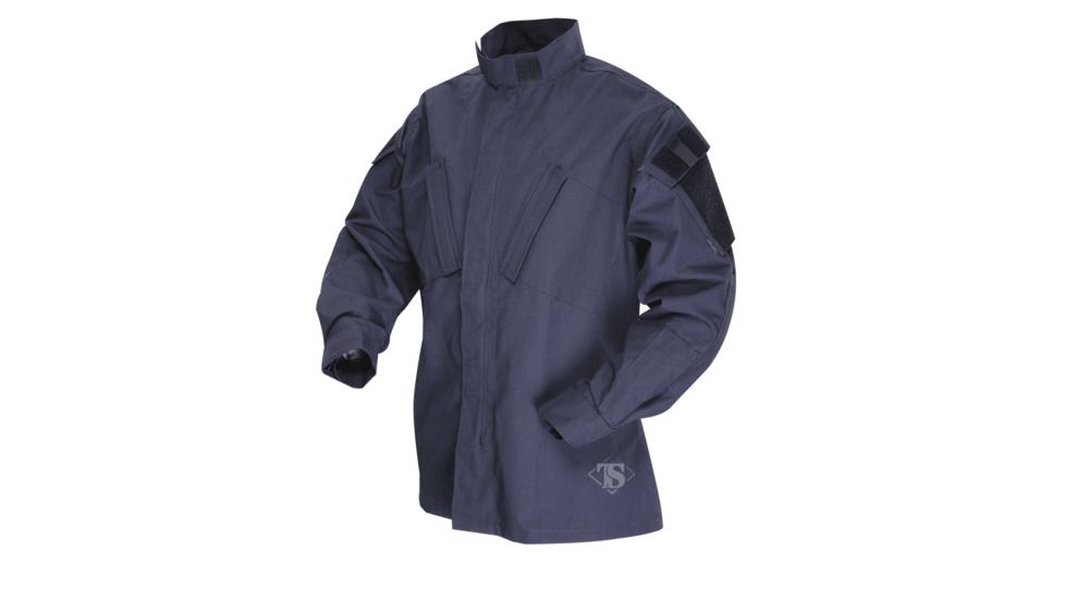Tru-Spec TAC T.R.U.Shirts 50/50 Nylon/Cotton Rip-Stop, Navy, Medium Regular 1387004