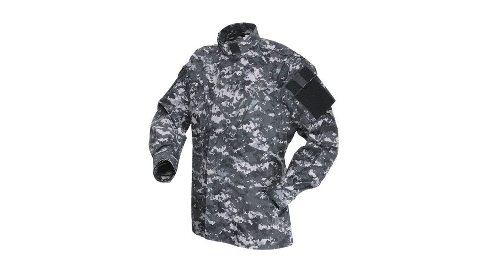 Tru-Spec 1390023: TAC T.R.U.Shirts 50/50 Nylon/Cotton Rip-Stop, Digital Urban, Small Long
