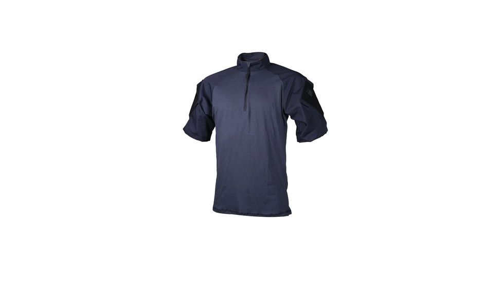 Tru-Spec Tru Short Sleeve 1/4 Zip Combat Shirt - Men's, 3XL, Regular, Navy, 2510008
