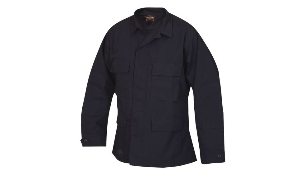 Tru-Spec 4.5oz 65/35 Vat Dyed Poly/Cotton Rip-Stop BDU Uniform Coat, Navy, XLL 1333026