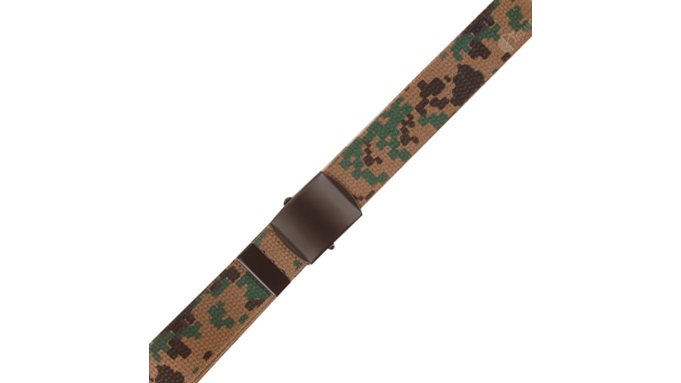 Tru-Spec Web Belt, Digital W/P To OD 44in., Black Buckle 4128000