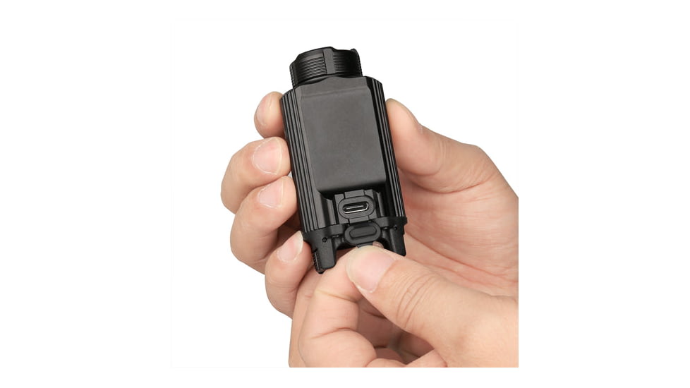 TrustFire GM35 Rechargeable Tactical 1350 Lumens Pistol Flashlight, Black, GM35
