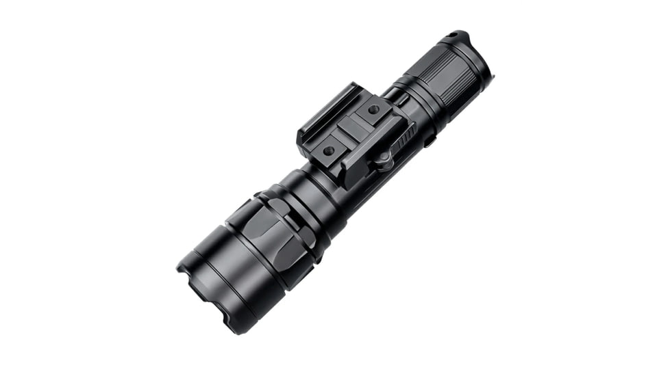 TrustFire R8 1800 Lumens Rail Mount Tactical LED Flash Light, Black, R8