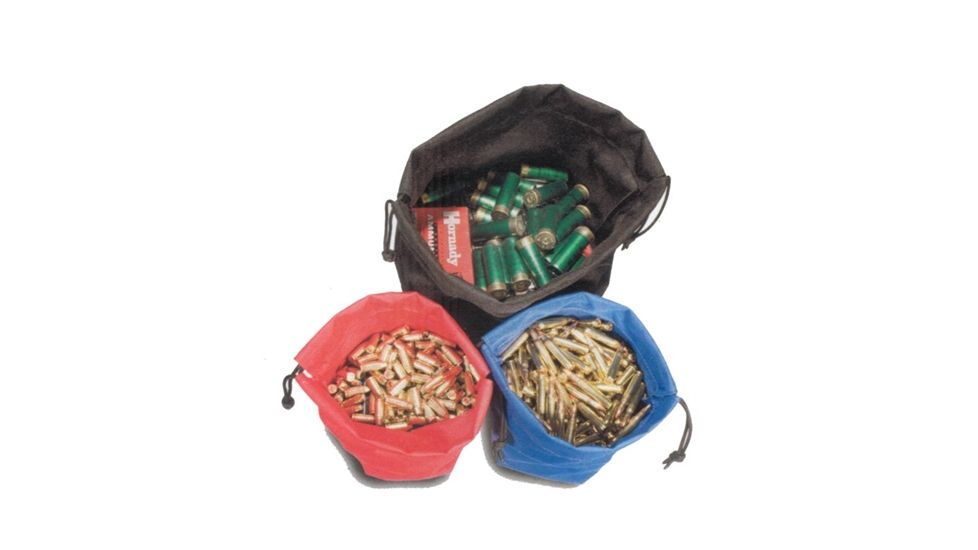 TUFF Products 3-Gun Ammo Bags Set, Black, Red, Blue 4097-BRB