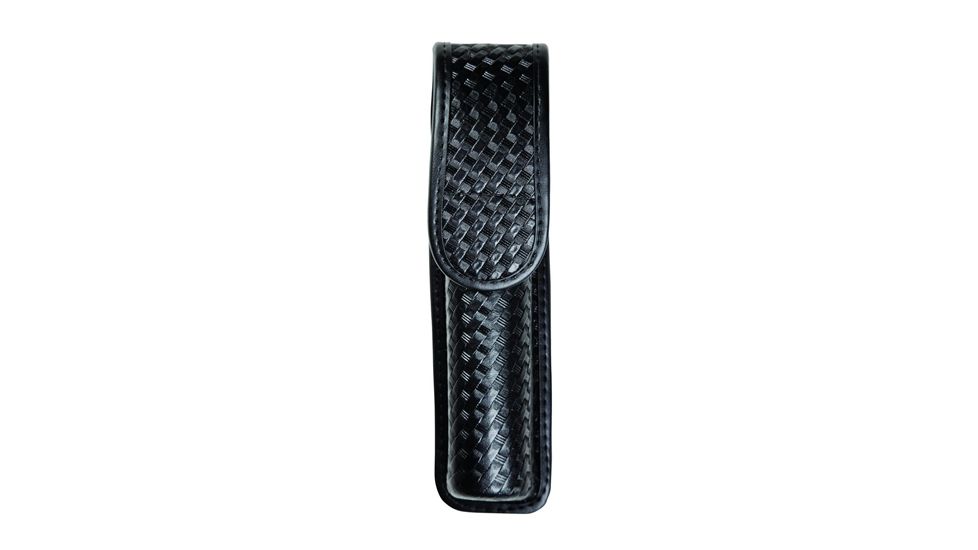 TUFF Products Compact Light Holder w/ Hidden Snap, Black Basketweave, Size 2 Surefire 6P-Pelican M6 7712-BWH-2