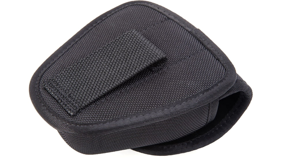 TUFF Products Double Handcuff Case w/ Hidden Snap, Black Nylon, Fits 2 Pair 7711-NYH
