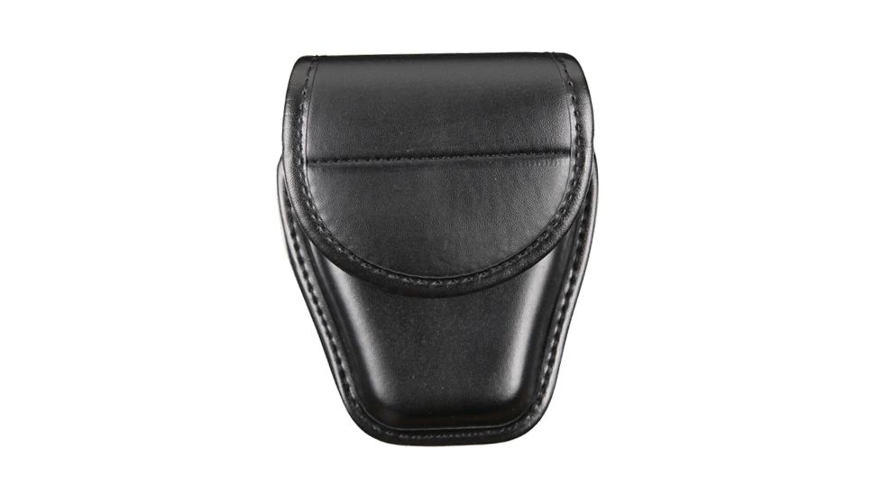 TUFF Products Single Handcuff Case w/ Hidden Snap, Black Plain, Smith&amp;Wesson To ASP 7710-BPH-1