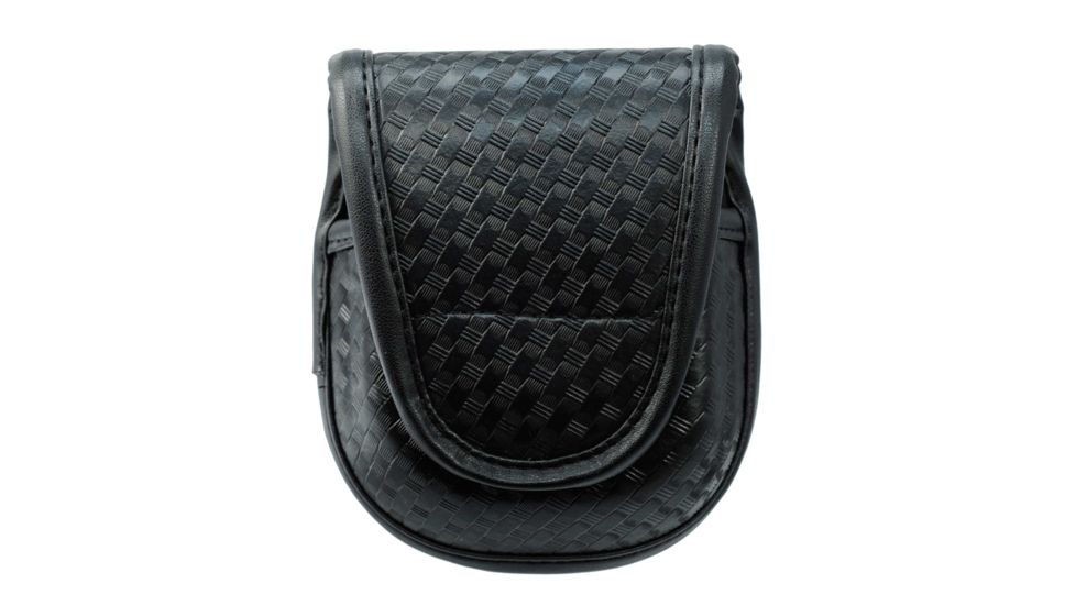 UM Law Enforcement Black Basket Weave Single Handcuff Case 61153