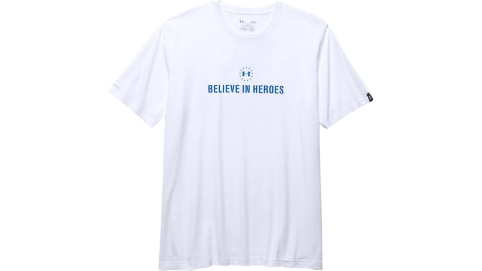 Under Armour Mens WWP BIH Logo Tactical Graphic T-Shirt,White,XL 1268757100XL