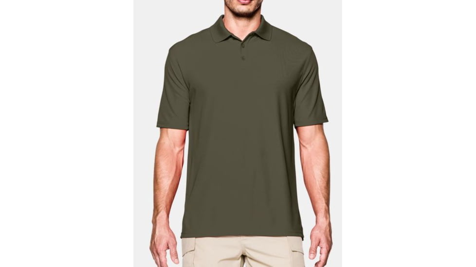 Under Armour Tactical Range Polo, Marine Olive Drab, Medium 1005492-390-MD