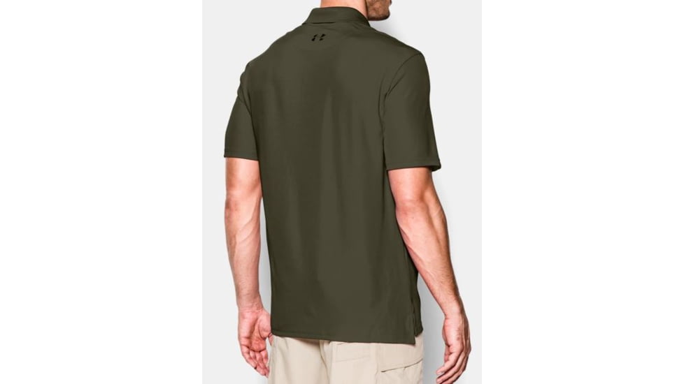 Under Armour Tactical Range Polo, Marine Olive Drab, Medium 1005492-390-MD
