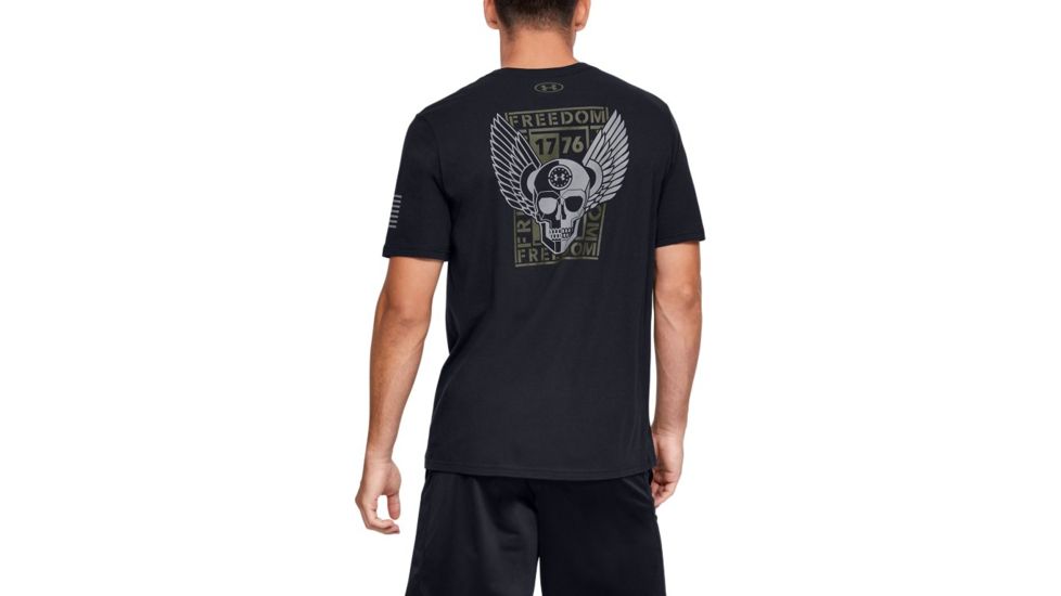Under Armour UA Freedom Combat Ready T-Shirt - Mens, 2XL, Black, 13521510012X
