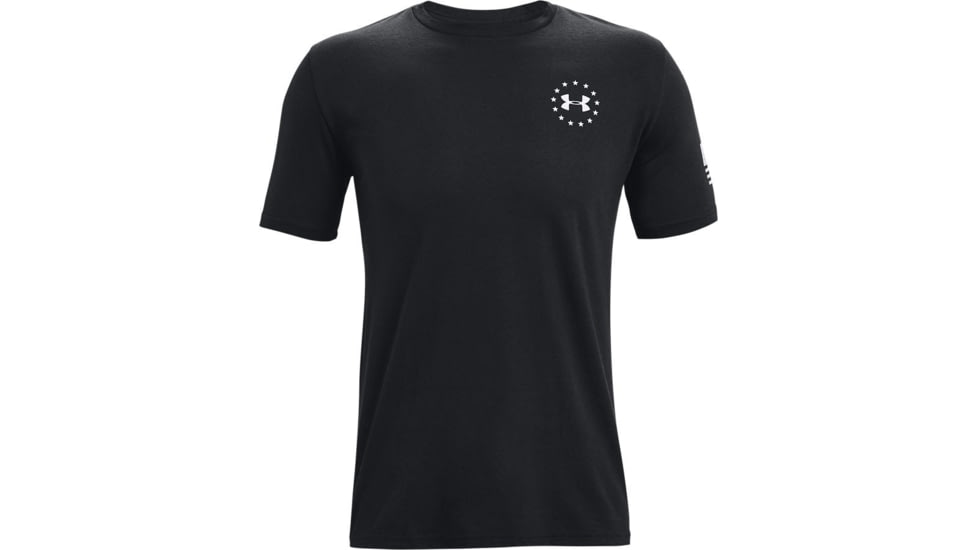 Under Armour Ua Freedom Flag Camo T-shirt, Black/white - 1343564003XL