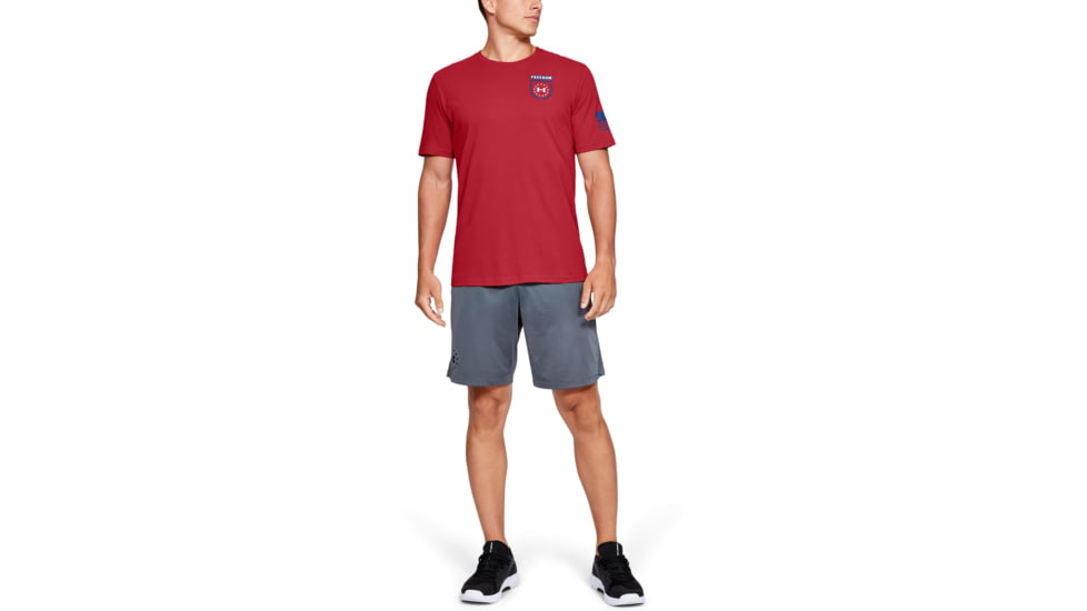 Under Armour UA Freedom Sentinel T-Shirt - Mens, Red, Small, 1352152601SM