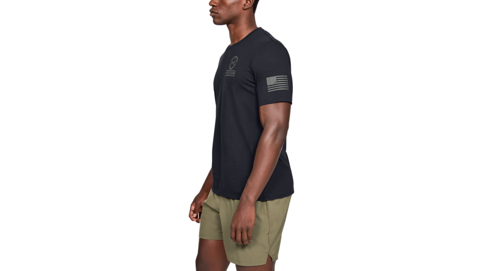 Under Armour UA Freedom Unbroken T-Shirt - Mens, Black, 3X-Large, 13521540013X
