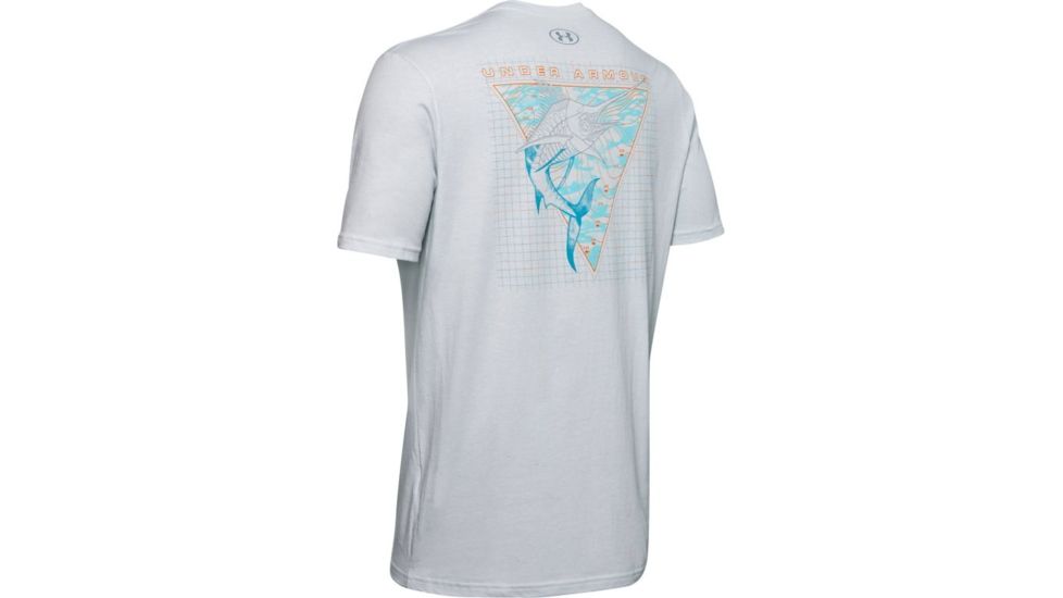 Under Armour UA Marlin Skel-matic T-Shirt - Mens, Medium, Halo, 1351825014MD
