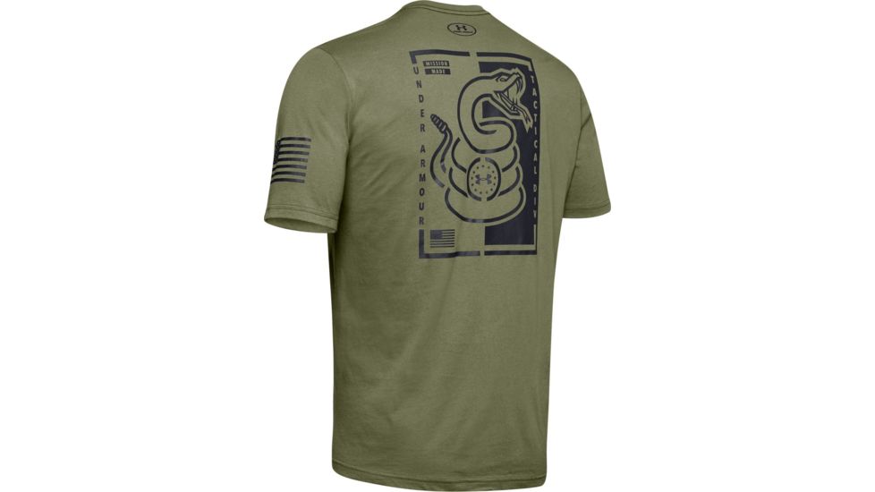 Under Armour UA Mission Made Snake T-Shirt - Men's, 2XL, Marine OD Green, 13433553902X