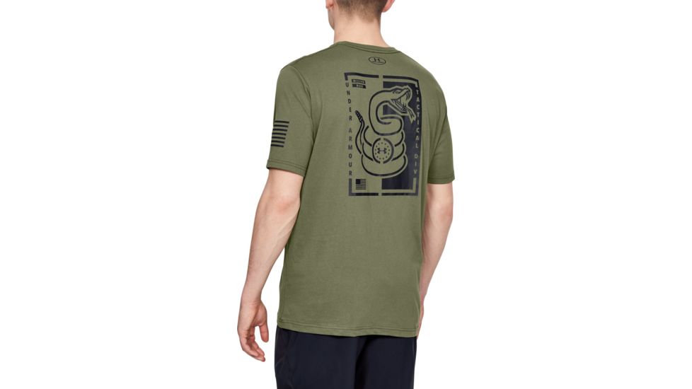 Under Armour UA Mission Made Snake T-Shirt - Men's, 2XL, Marine OD Green, 13433553902X
