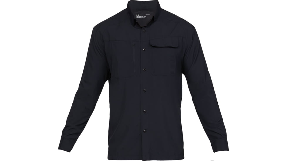 Under Armour UA Tac Hunter Long Sleeve Shirt - Mens, Black, X-Large, 1327454001XL