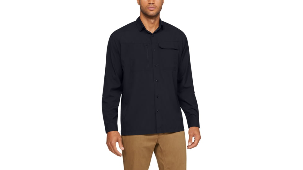 Under Armour UA Tac Hunter Long Sleeve Shirt - Mens, Black, X-Large, 1327454001XL