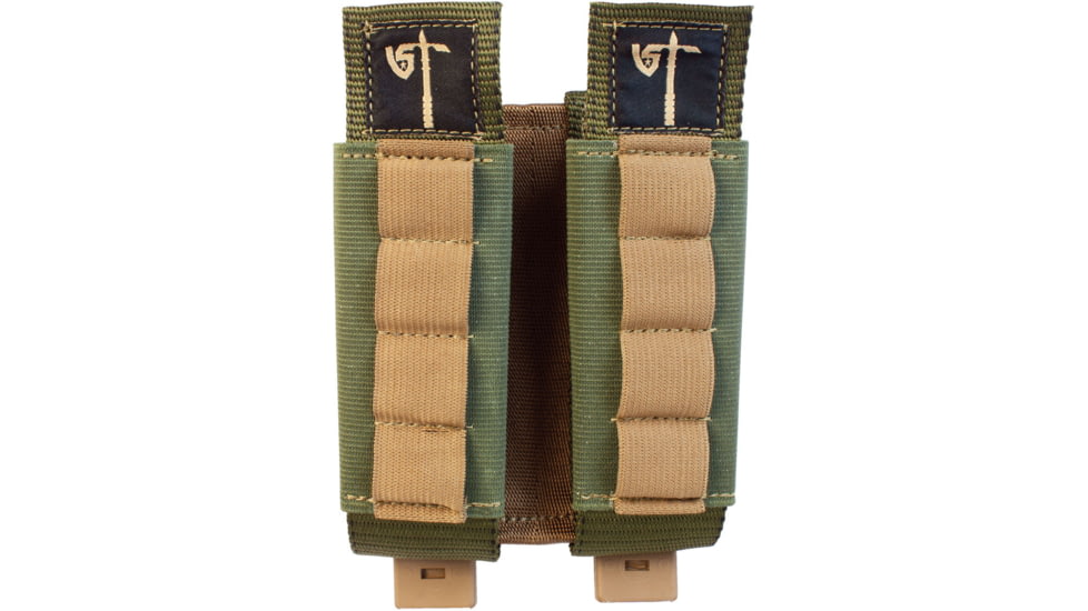 United States Tactical Mag Shotgun Pouch, Double, Olive Drab, UST-MOL03403