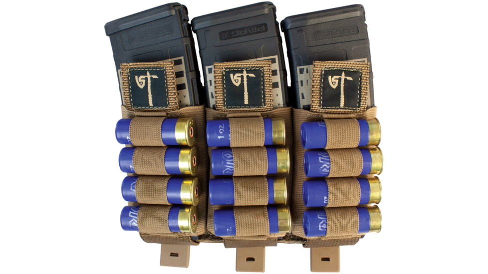 United States Tactical Triple Mag Shotgun Pouch, Coyote, UST-MOL03502