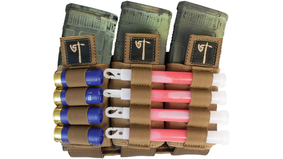 United States Tactical Triple Mag Shotgun Pouch, Coyote, UST-MOL03502
