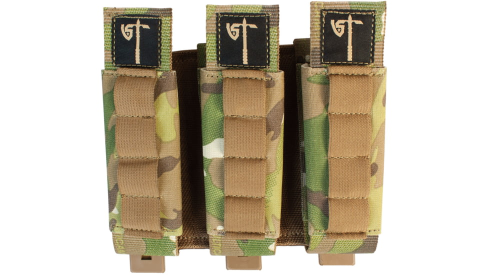 United States Tactical Mag Shotgun Pouch, Triple, MultiCam, UST-MOL03504
