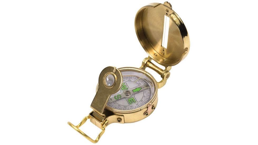 UST Heritage Lensatic Compass, Gold 20-12133