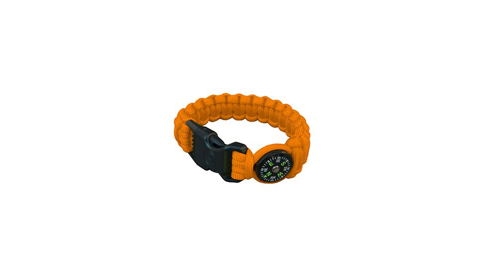 UST Survival Compass Bracelet, Orange 20-295-345-N18