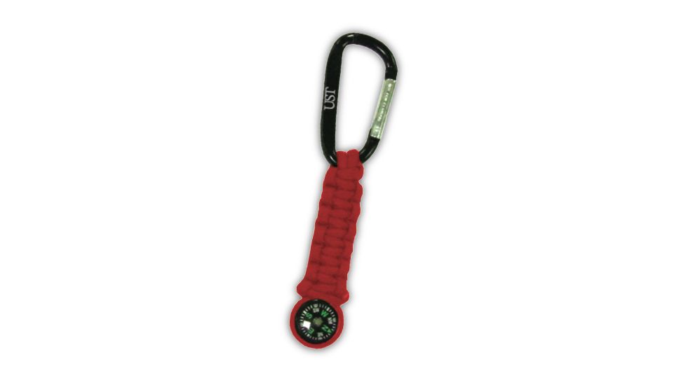 UST Survival Compass Key Chain, Red 20-295-478-04