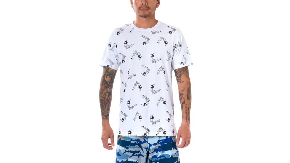Vast Hail Yogi Short Sleeve T-Shirt, B3274-White