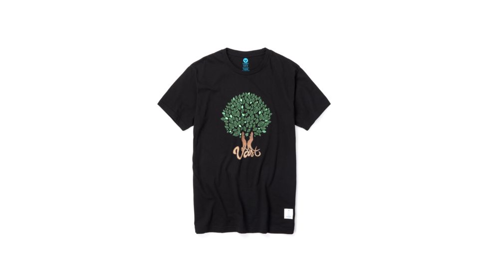 Vast Helping Hand Short Sleeve T-Shirt, Black, Large, B3269-Black-L