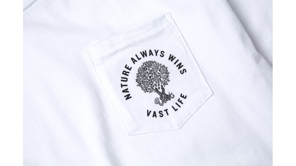 Vast Nature's Stamp Short Sleeve T-Shirt, B3273-White