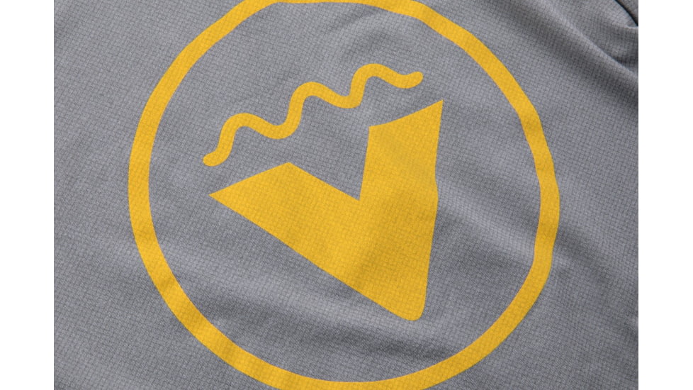 Vast Where Surfing Lives Logo Aqua Terra T-Shirt, Grey, B3292