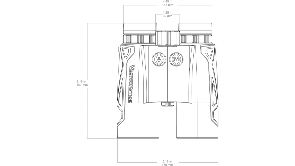 Vector Optics Paragon 10x42 Range Finder Binocular