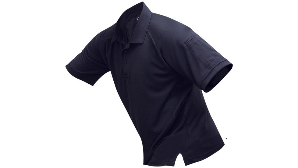 Vertx Men's Coldblack Short Sleeve Polo Shirt, Navy, Size Large VTX4000NVP-LARGE