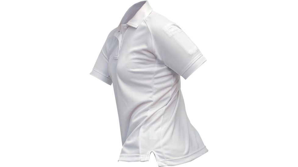 Vertx Women's Coldback Short Sleeve Polo Shirt, White, Size Extra Small VTX4010WHP-XSMALL