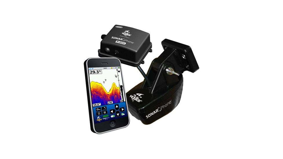 Vexilar SonarPhone w/High Speed Transducer Only, Black, Regular, SP200