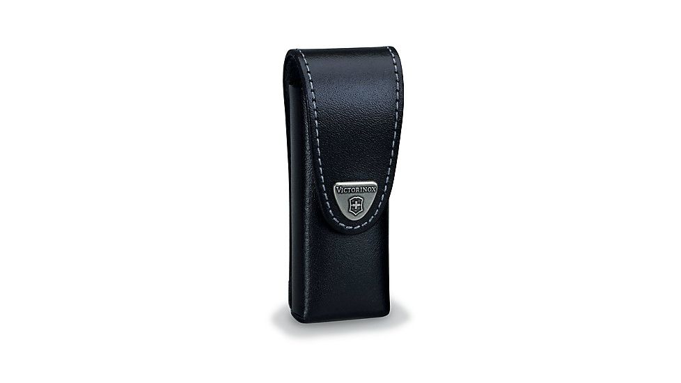 Victorinox Large Workchamp Pouch - Leather, Black 33264