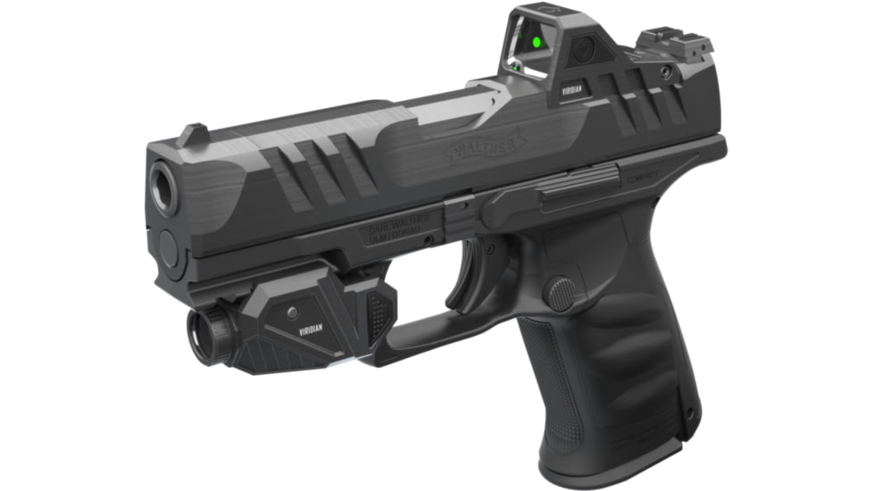 Viridian 9300045 CTL Custom Walther Arms Black 600 Lumens