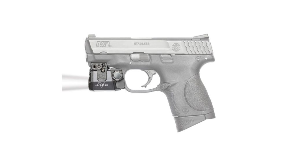 Viridian CTL Compact Tactical Light, CR2, 100-400 Lumens, Black, CTL