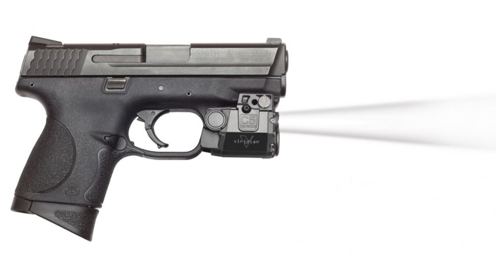 Viridian CTL Compact Tactical Light, CR2, 100-400 Lumens, Black, CTL