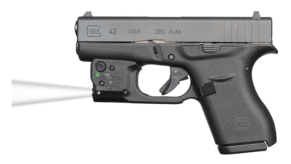 Viridian Reactor TL Tactical light for Glock 42 featuring ECR and Radiance Includes Hybrid Belt Holster RTL-G42